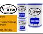 Preview: Ford, Twister Orange Pearl, CA / M7434: 500ml Lackdose + 500ml Klarlack + 250ml Härter - Set, von ATW Autoteile West.